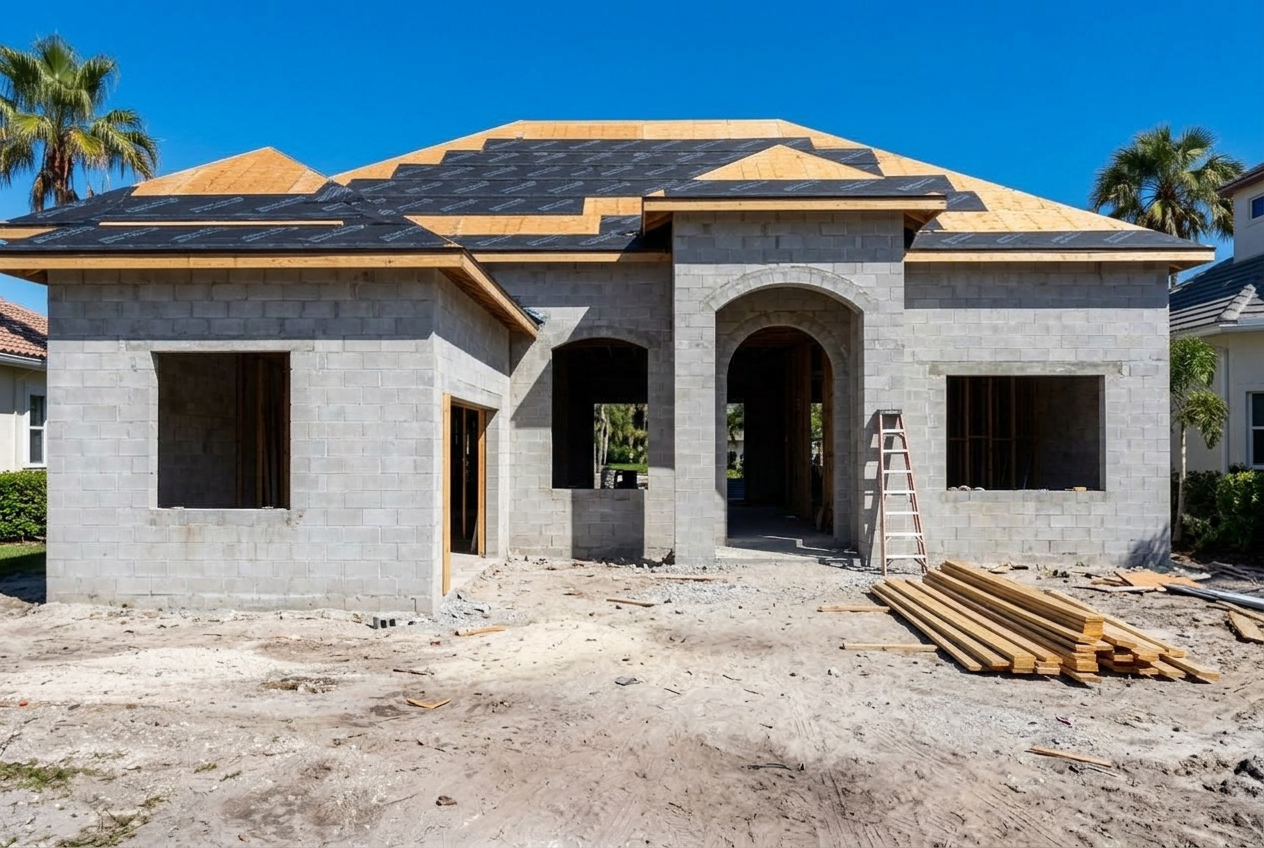 Naples New Construction — In Progress